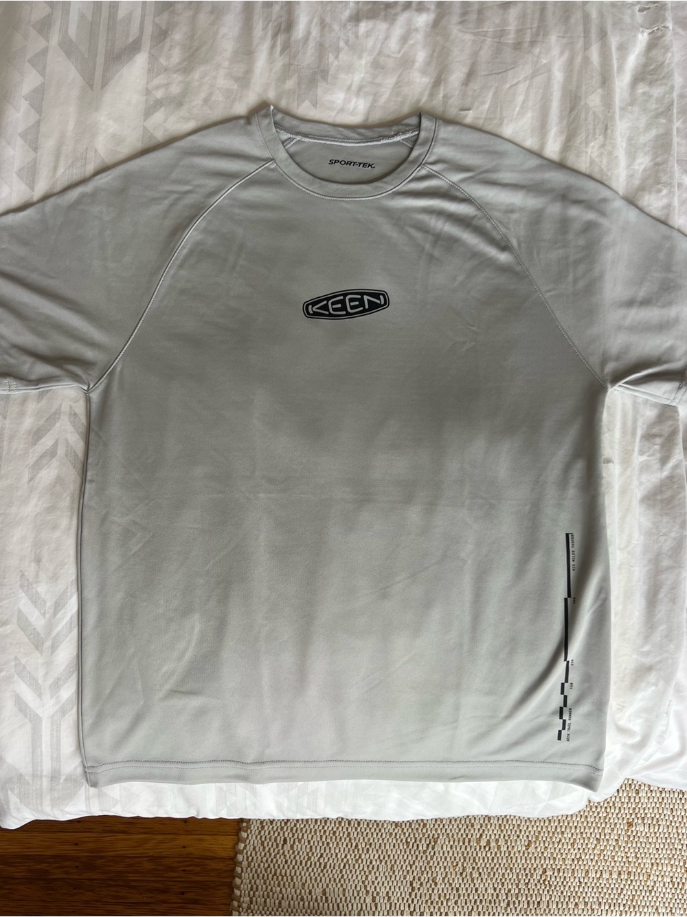 Keen Light Gray Performance Long Sleeve Shirt - Unisex Small